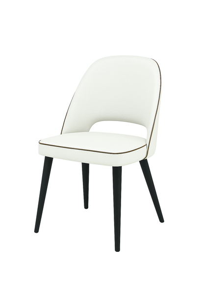 Scaun piele GALBENA | model GABE