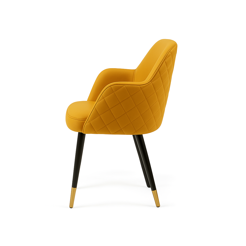 Scaun piele GALBENA | model PINO X