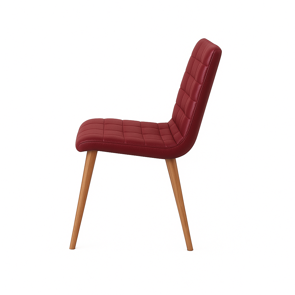 Scaun piele GALBENA | model RIGA