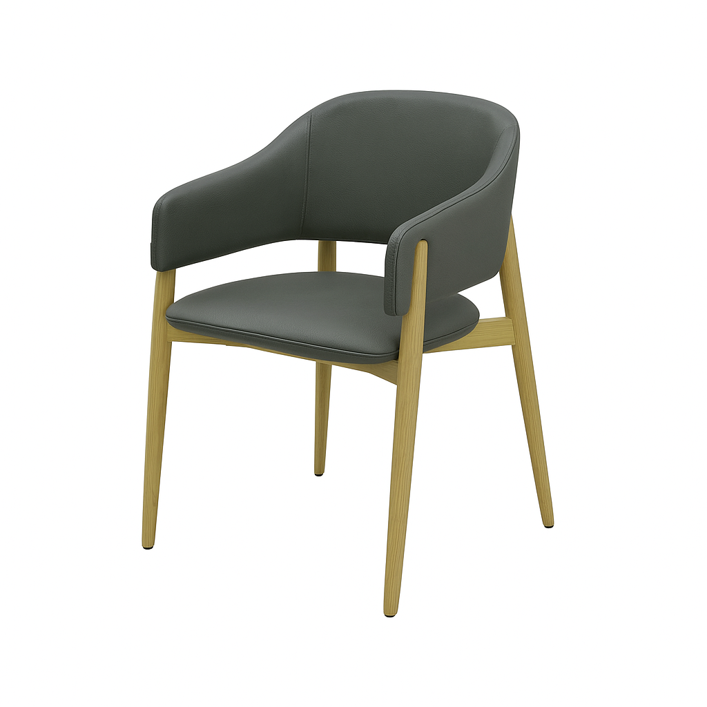 Scaun piele ALBASTRA | model ALMA