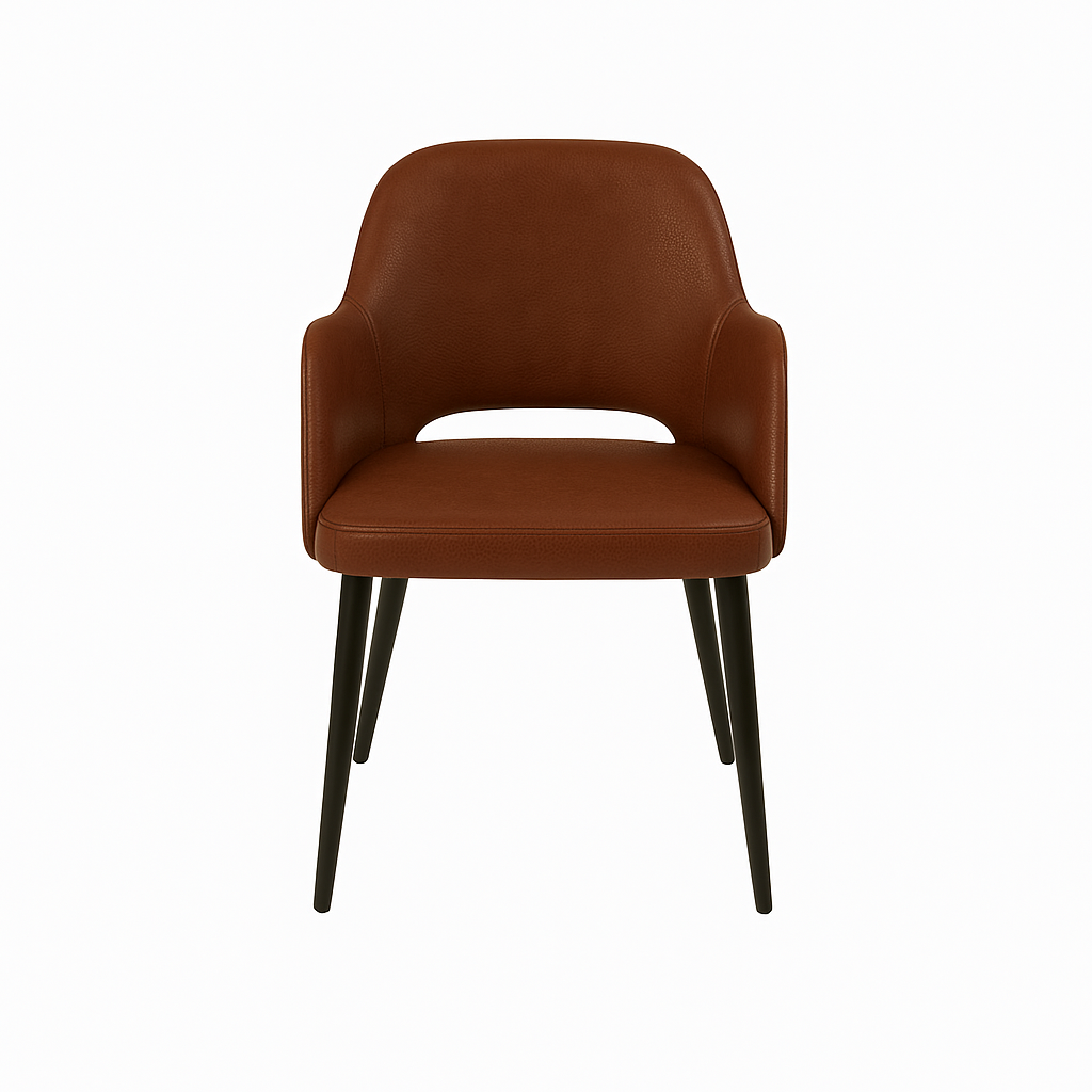 Scaun piele GALBENA | model APRIL