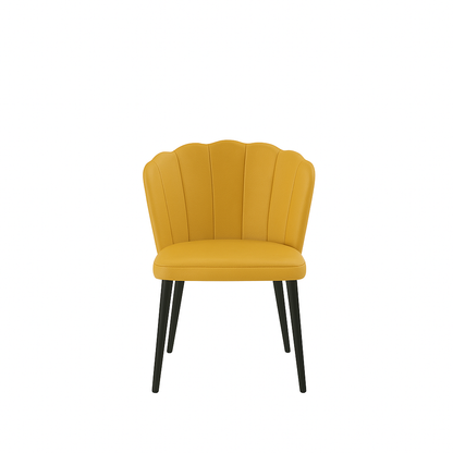 Scaun piele GALBENA | model ARIA