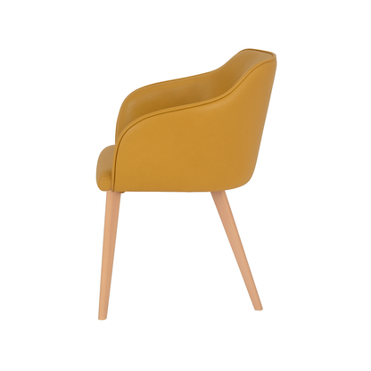 Scaun piele ALBASTRA | model CROCO