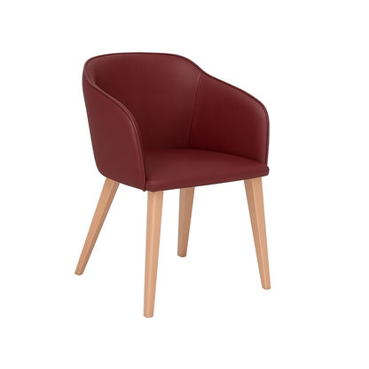 Scaun piele GALBENA | model CROCO