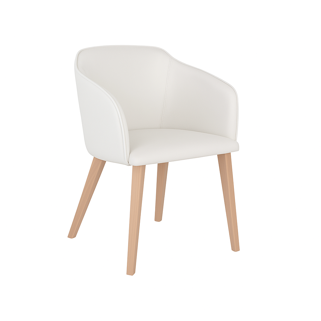 Scaun piele ALBASTRA | model CROCO