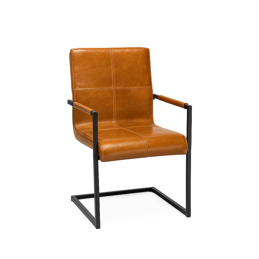 Scaun piele MARO DESCHIS model INDU QUADRANT