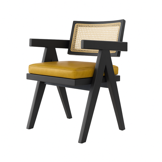 Scaun piele GALBENA | model POLA