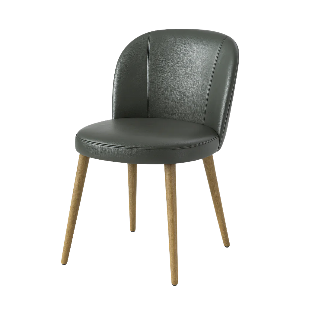 Scaun piele GALBENA | model SAM