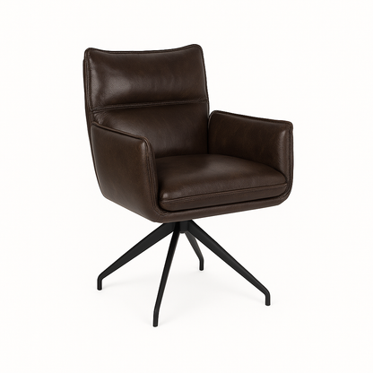 Scaun piele MARO INCHIS | model SMILEY