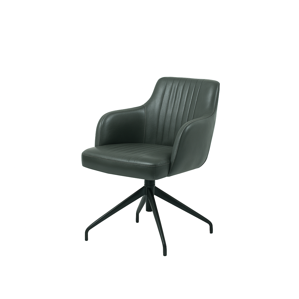 Scaun piele ALBASTRA | model SOHO